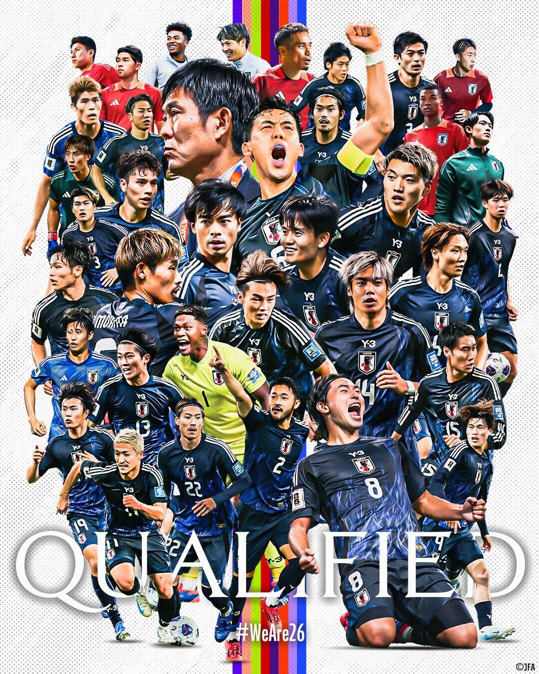  斷層領(lǐng)先！日本7輪6勝1平提前晉級世界杯，全球除東道主外首隊！
